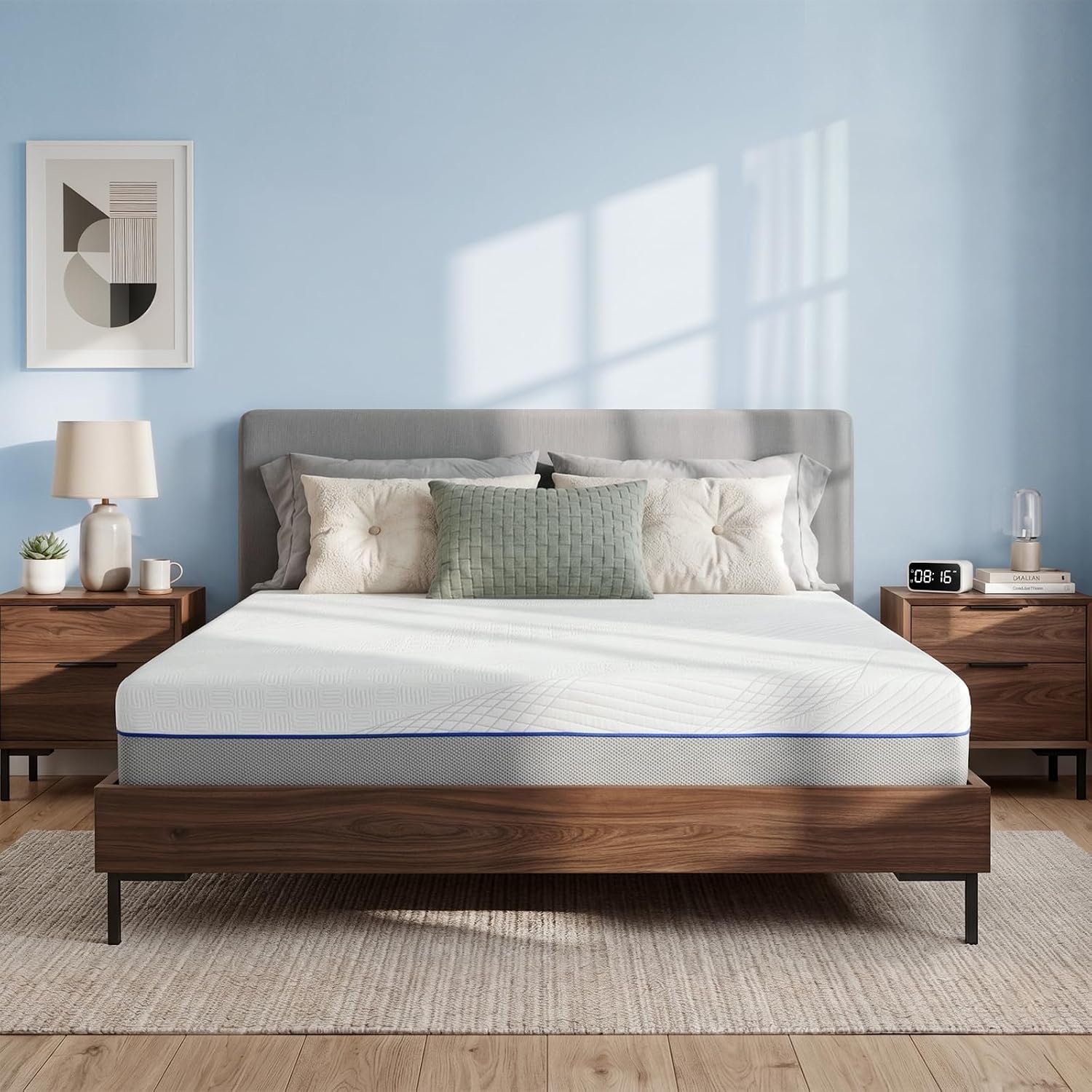 Memory Foam Mattress In A Box Queen - Kasur Ukuran Queen dengan Busa Memori