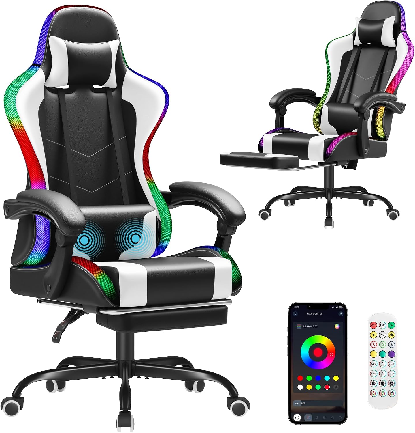 Sofas - Kursi Gaming Homall, Kursi PC Ergonomis,