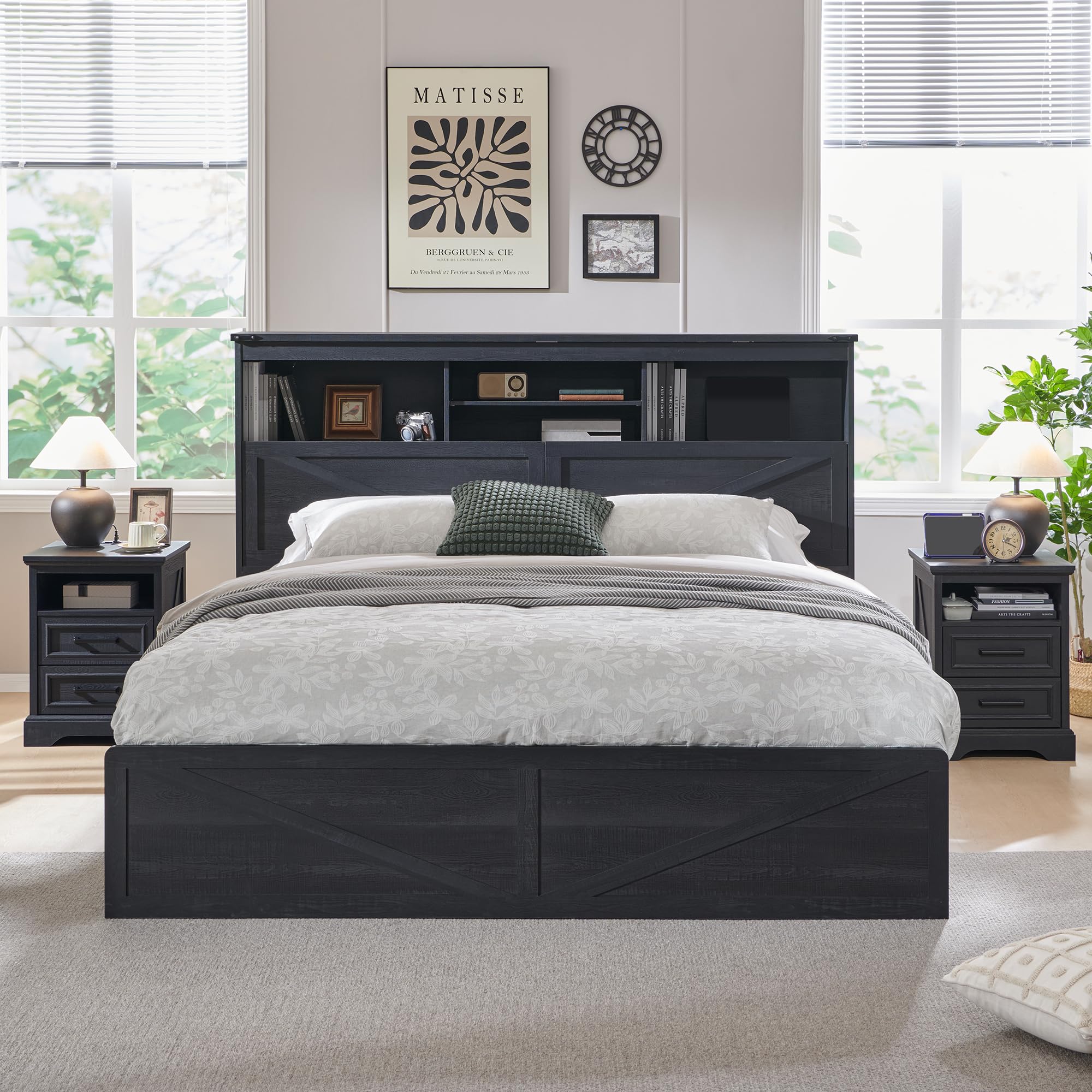 Rangka Tempat Tidur Ukuran Kin - King Size Bed Frame With Storage Drawers ulasan dan harga