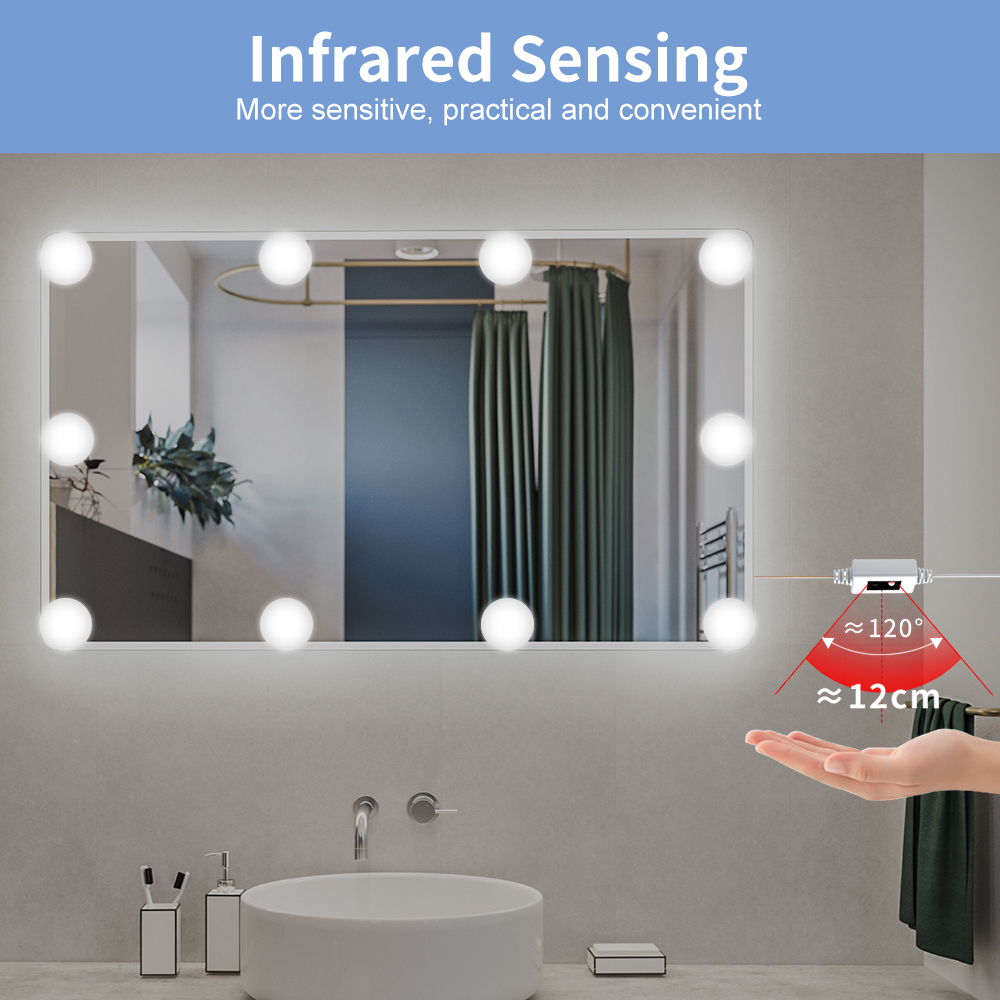 Lampu Cermin Rias Meja Rias Ta - Dressing Table Vanity With Lighted Mirror ulasan dan harga