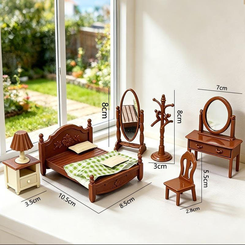Set Furnitur Miniatur Rumah Bo - Bedroom Furniture ulasan dan harga
