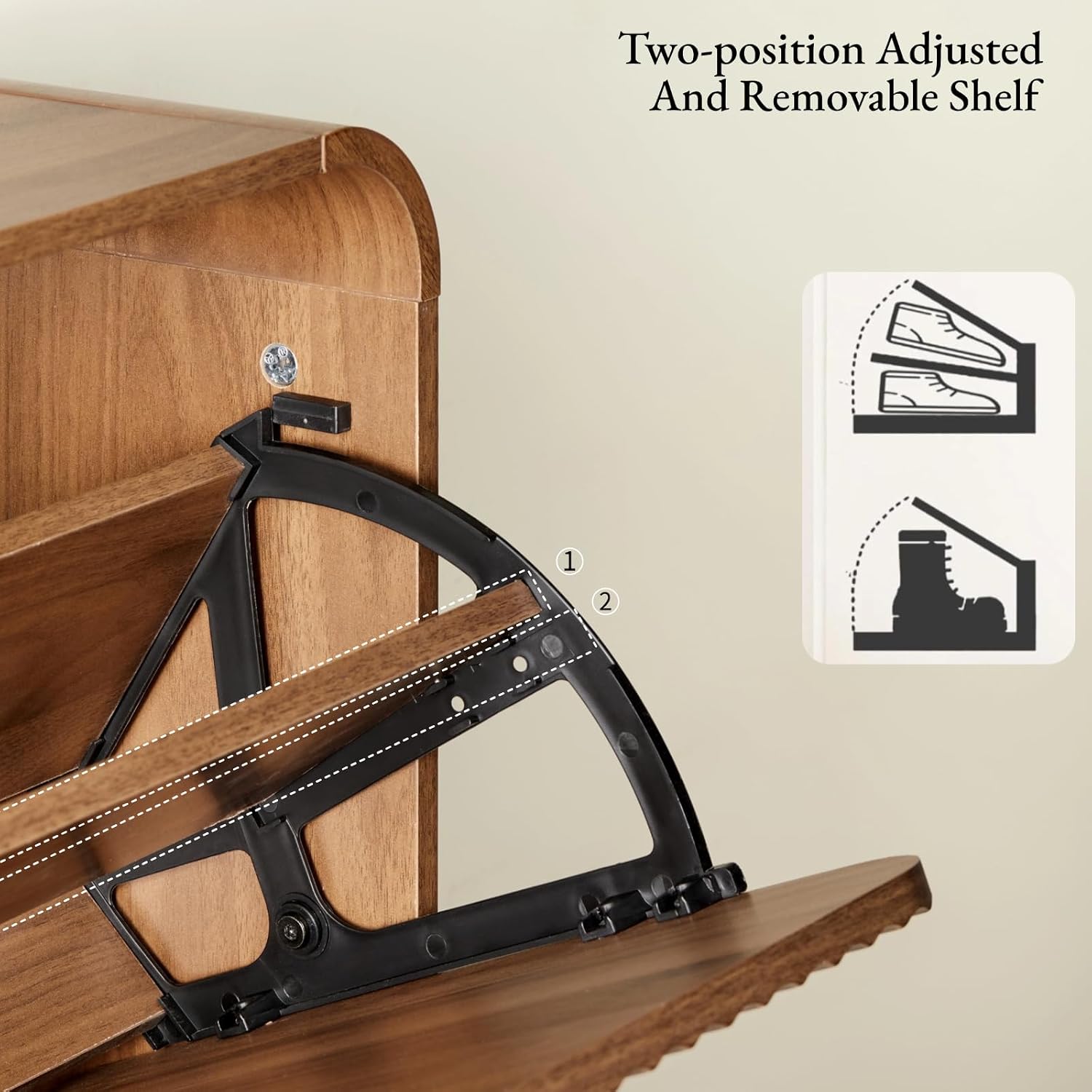Lemari Sepatu Bergaris dengan  - Shoe Rack Cabinet Narrow Entryway ulasan dan harga
