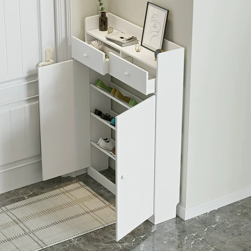 &Slim Lemari Sepatu 20cm, Peny - Shoe Rack Cabinet Narrow Entryway ulasan dan harga
