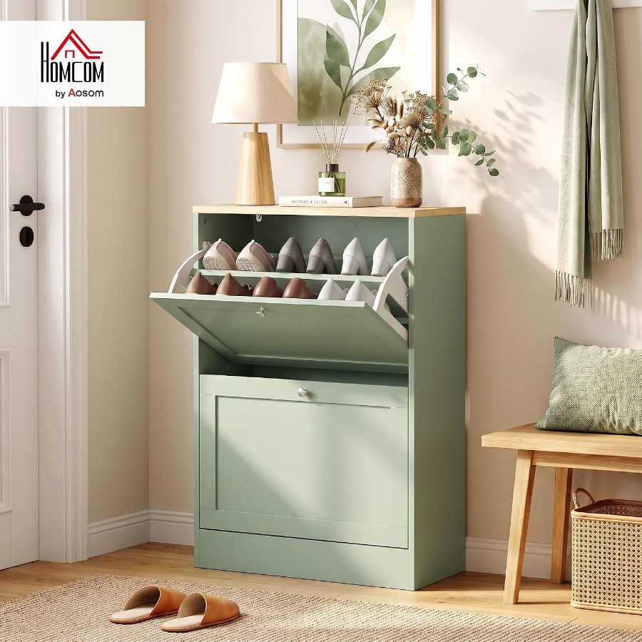 Lemari Penyimpanan Sepatu untu - Shoe Rack Cabinet Narrow Entryway ulasan dan harga