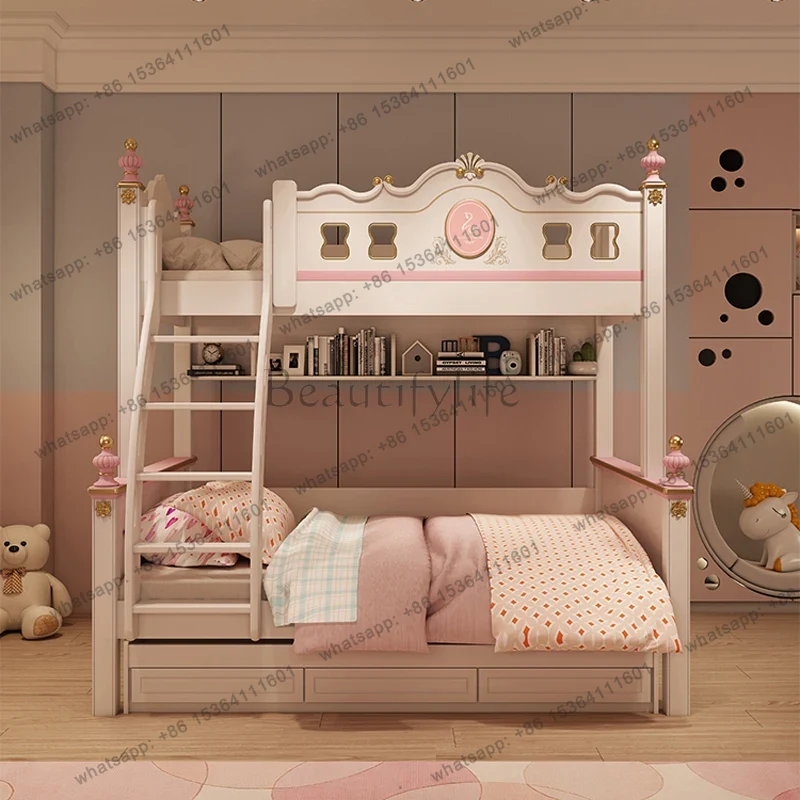 Tempat tidur susun mewah moder - Bunk Bed With Stairs And Slide ulasan dan harga
