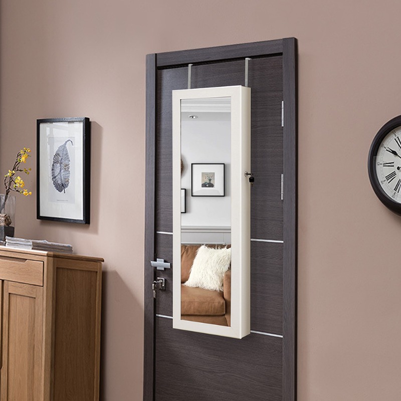 Cermin rias badan penuh, cermi - Full Length Mirror Jewelry Armoire ulasan dan harga