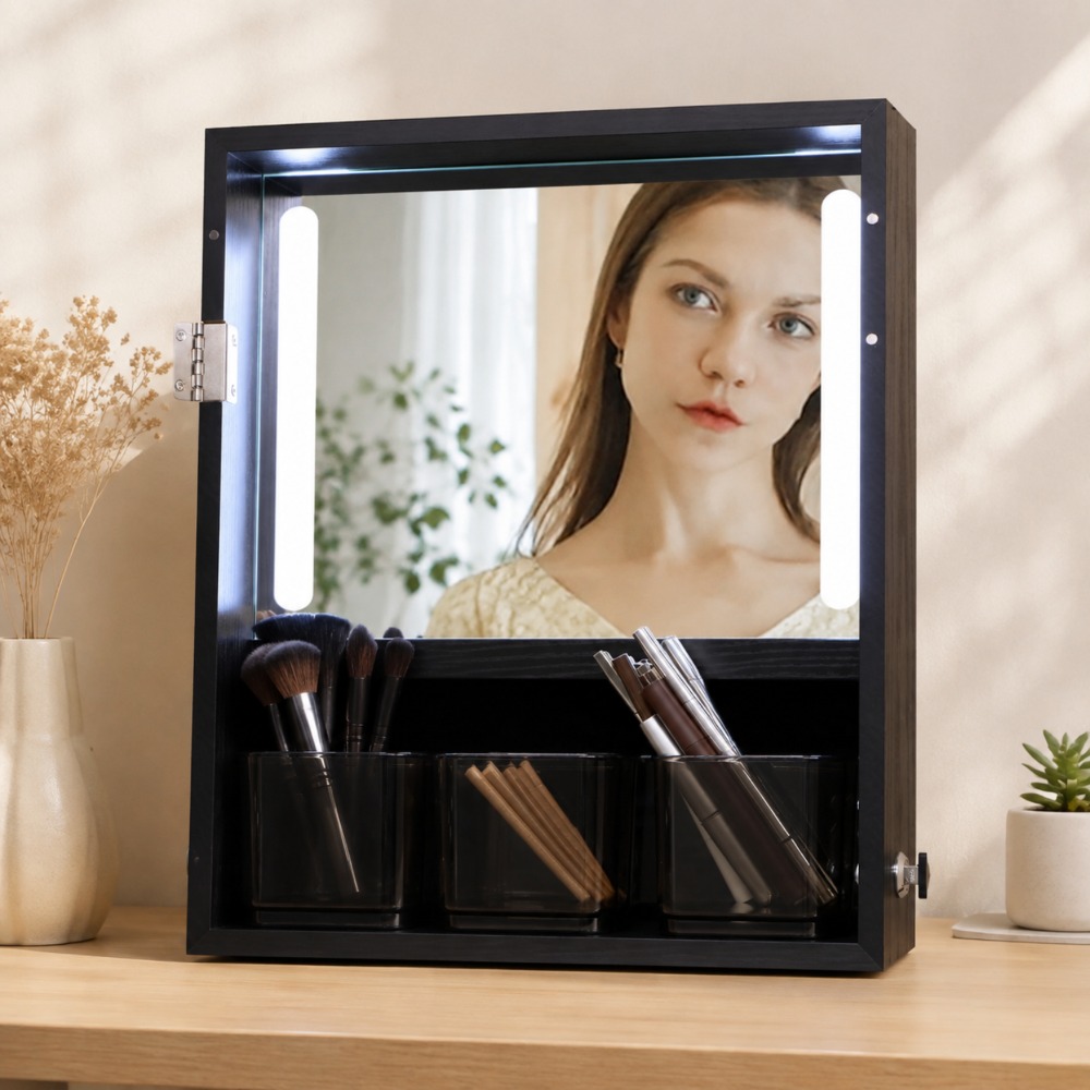 Lemari Perhiasan Berdiri yang  - Full Length Mirror Jewelry Armoire ulasan dan harga