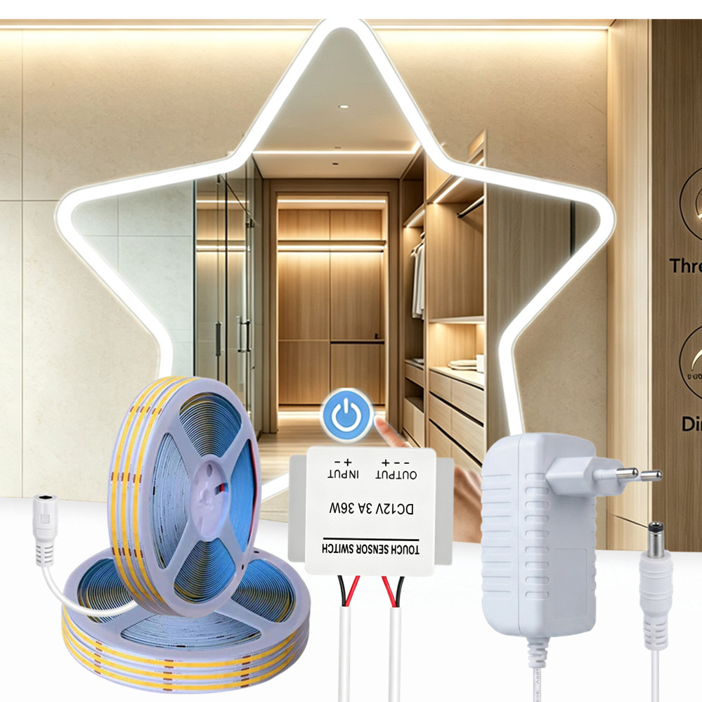 Cermin Rias Kamar Mandi dengan - Dressing Table Vanity With Lighted Mirror ulasan dan harga