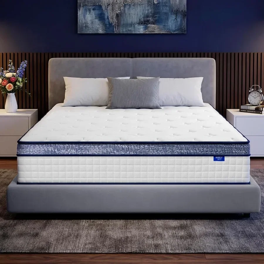 Kasur Queen, Kasur Hibrida Uku - Memory Foam Mattress In A Box Queen ulasan dan harga