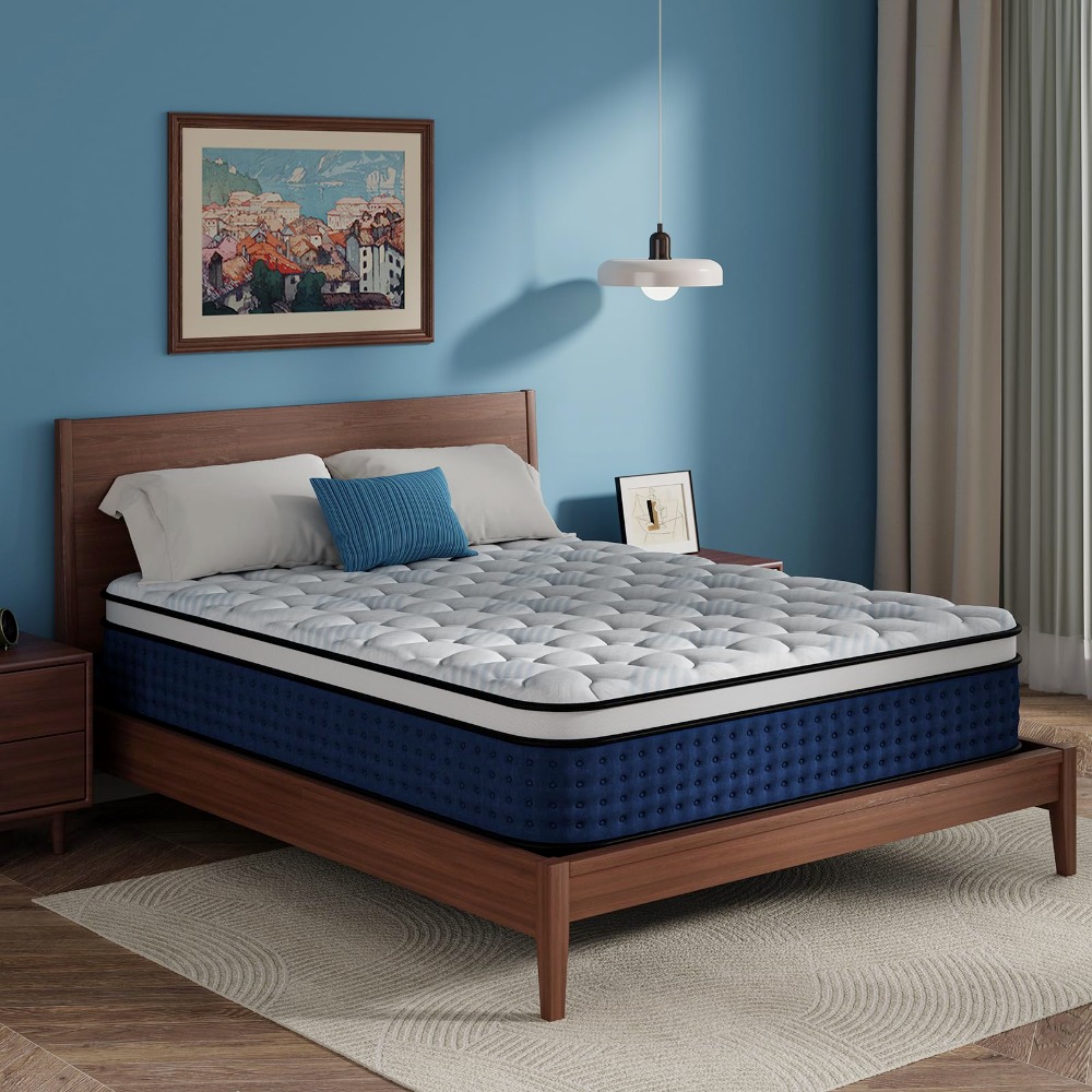 Kasur Queen, Kasur Queen Ukura - Memory Foam Mattress In A Box Queen ulasan dan harga
