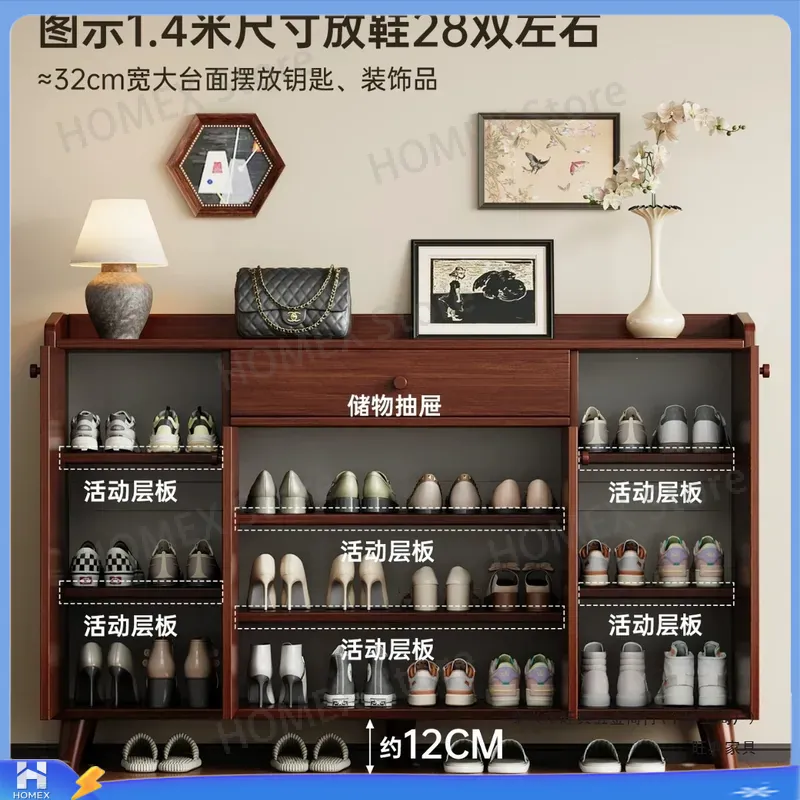 Lemari Sepatu Bergaya Vintage, - Shoe Rack Cabinet Narrow Entryway ulasan dan harga
