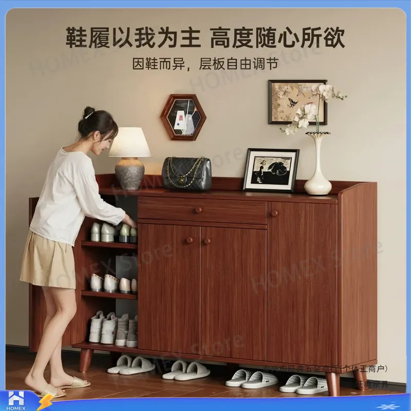 Lemari Sepatu Bergaya Vintage, - Shoe Rack Cabinet Narrow Entryway ulasan dan harga